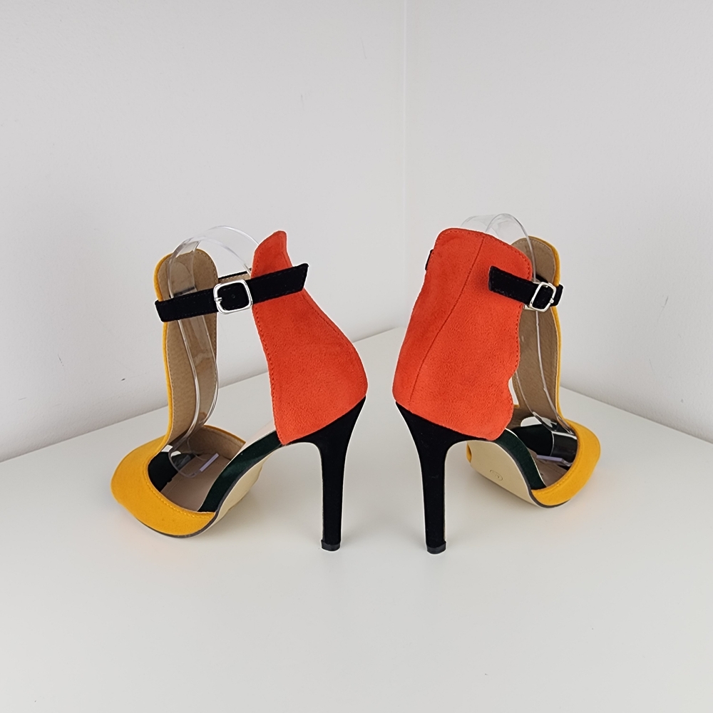 Yellow and Red Women's Heels Size 40 - Picture 6 of 12